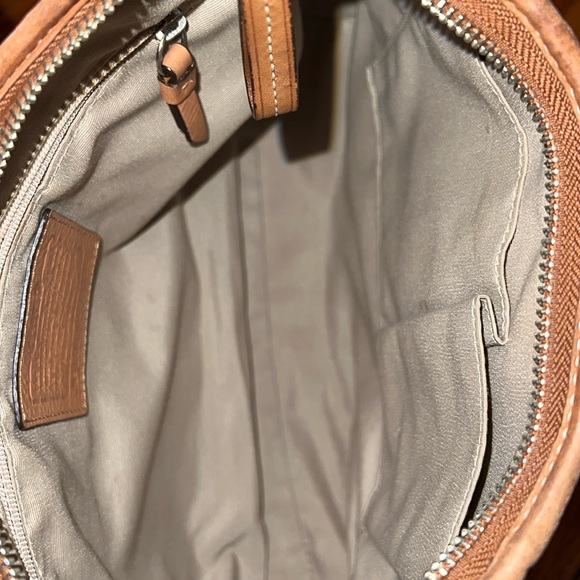 Coach Hampton Optic Stripe Hobo Shoulder Bag - Picture 7 of 11